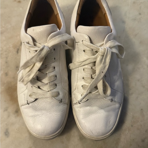Frye White Ivy Low Lace Sneakers - Picture 1 of 6